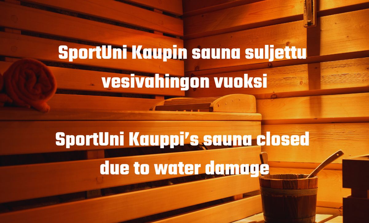 Sauna suljettu