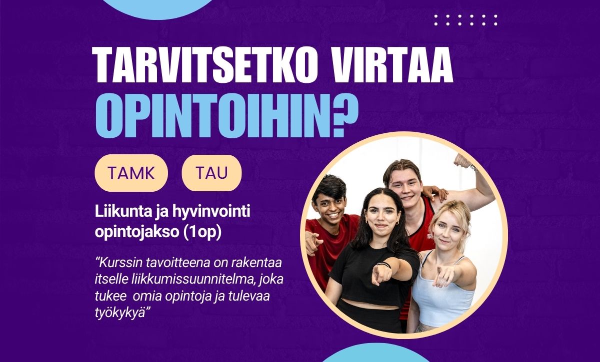 Opintopisteitä liikunnasta kuva.